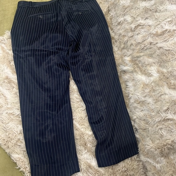 Women’s Satin Navy Pants - Picture 4 of 5